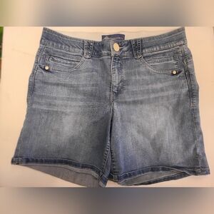 Democracy Light Blue Jean Shorts
